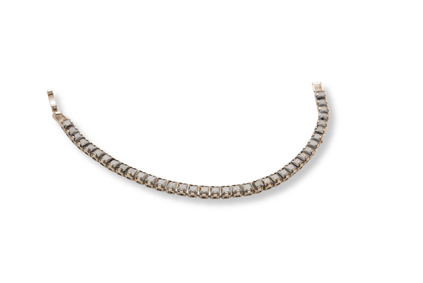 Black Crystal Tennis Bracelet