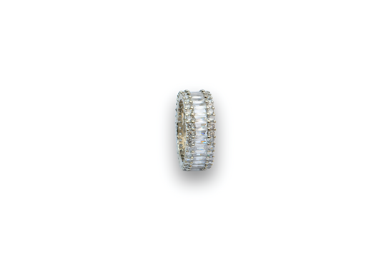 Dainty Zirconia Silver Band for Girls