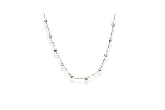 Zirconia Beaded Neck chain