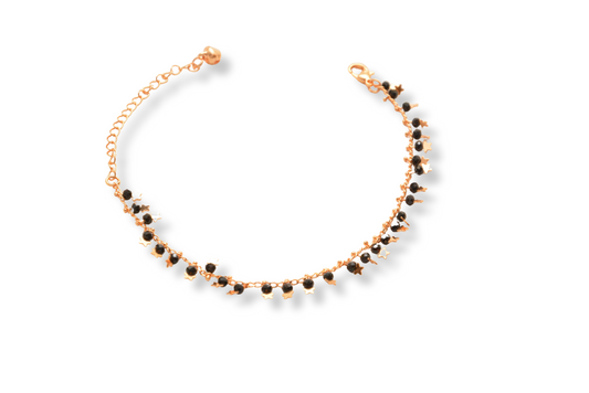 Black Star Anklet for Girls