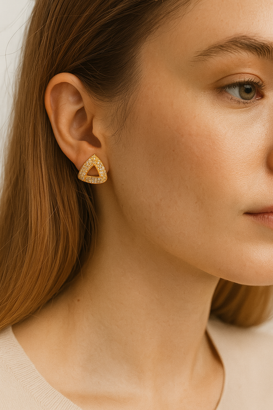 Triangle Stud Earrings