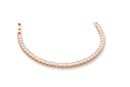 Elegant Golden Tennis Bracelet