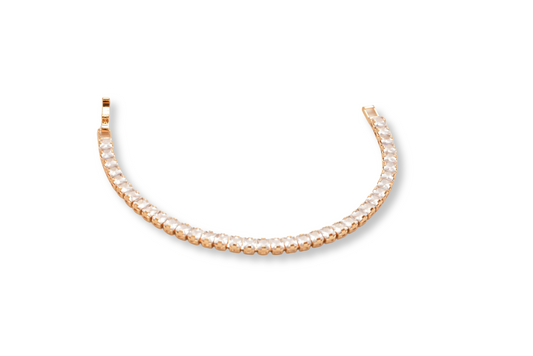 Elegant Golden Tennis Bracelet