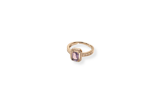 Majestic Radiance Halo Adjustable Ring