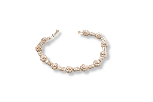 Premium Zirconia Silver Bracelet