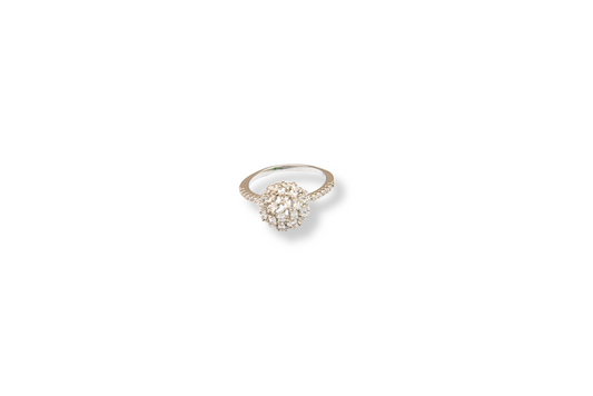 Zirconia Ball Shaped Adjustable Ring