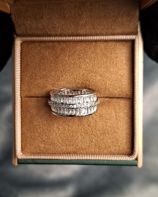 Classic Silver Plated Band Ring