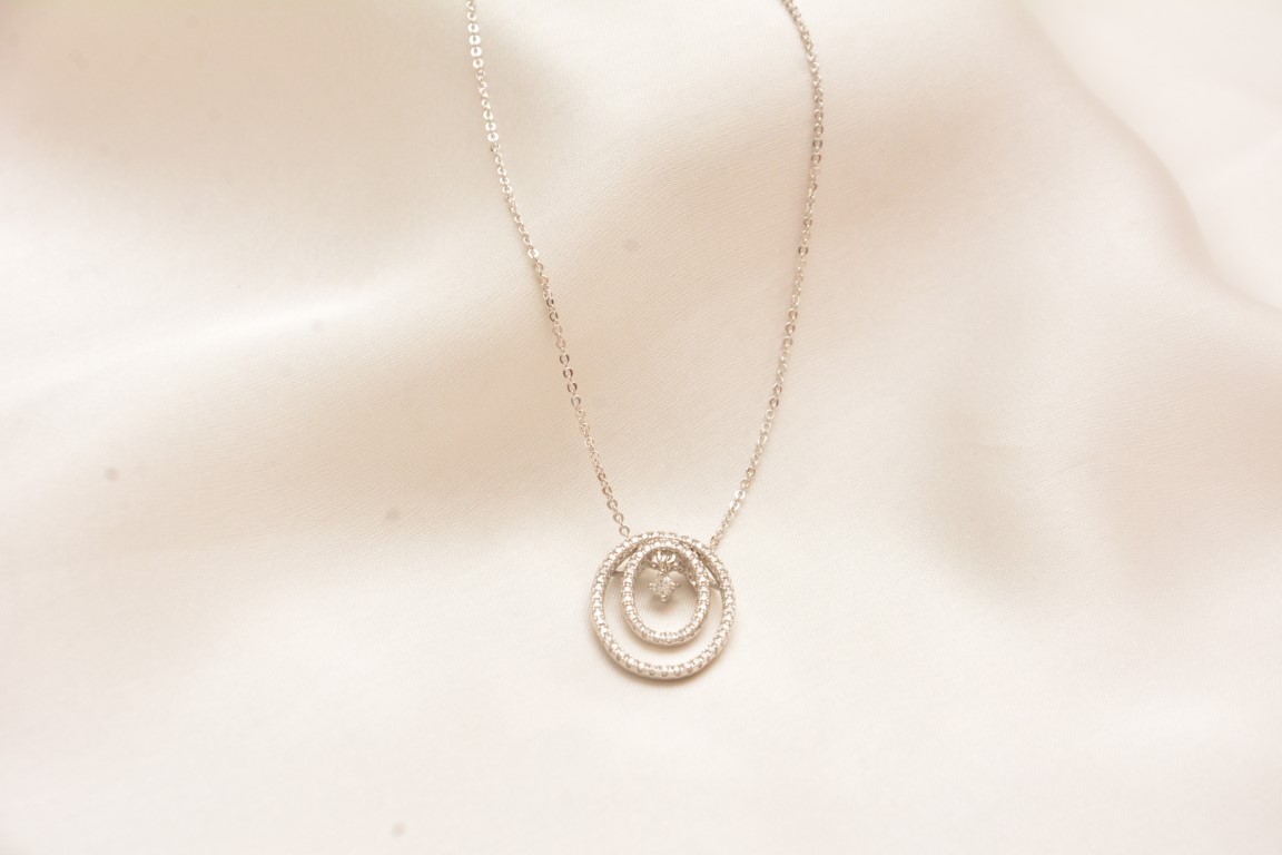 sphere zirconia pendant