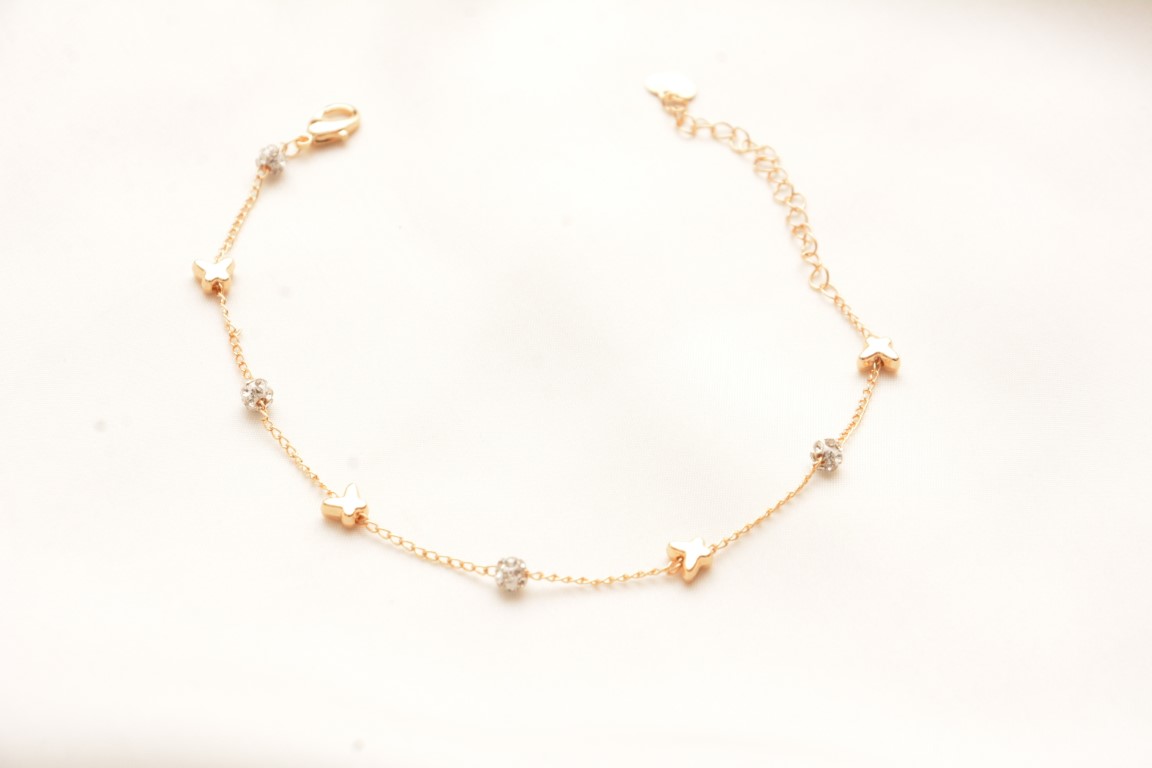 dazzling zirconia anklet (copy)