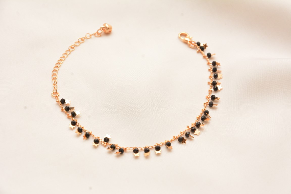 black star anklet for girls
