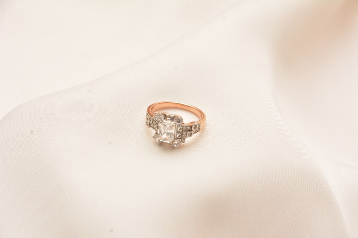 everlasting solitaire stainless steel ring (copy)