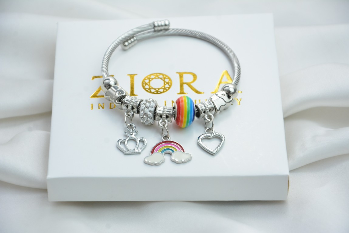 pandora rainbow charm bracelet pandora rainbow charm bracelet