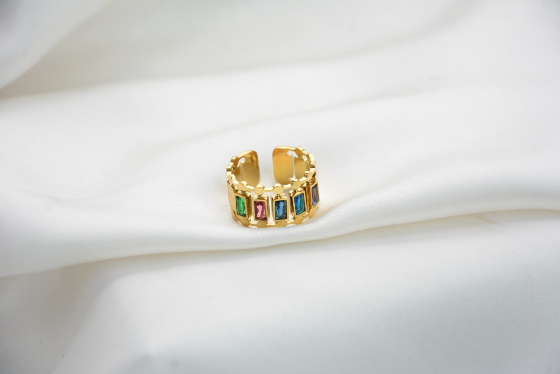royal multi stainless steel ring